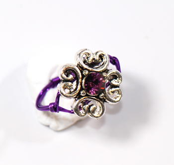 Purple Gemstone Ring | Stewart Jewelry Designs